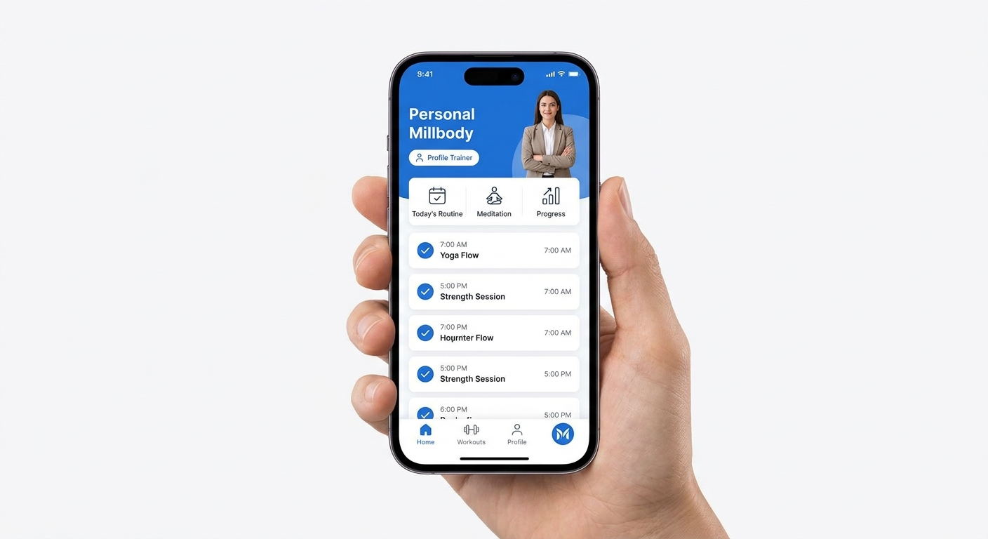 App para personal trainer corporativo - Personal Millbody