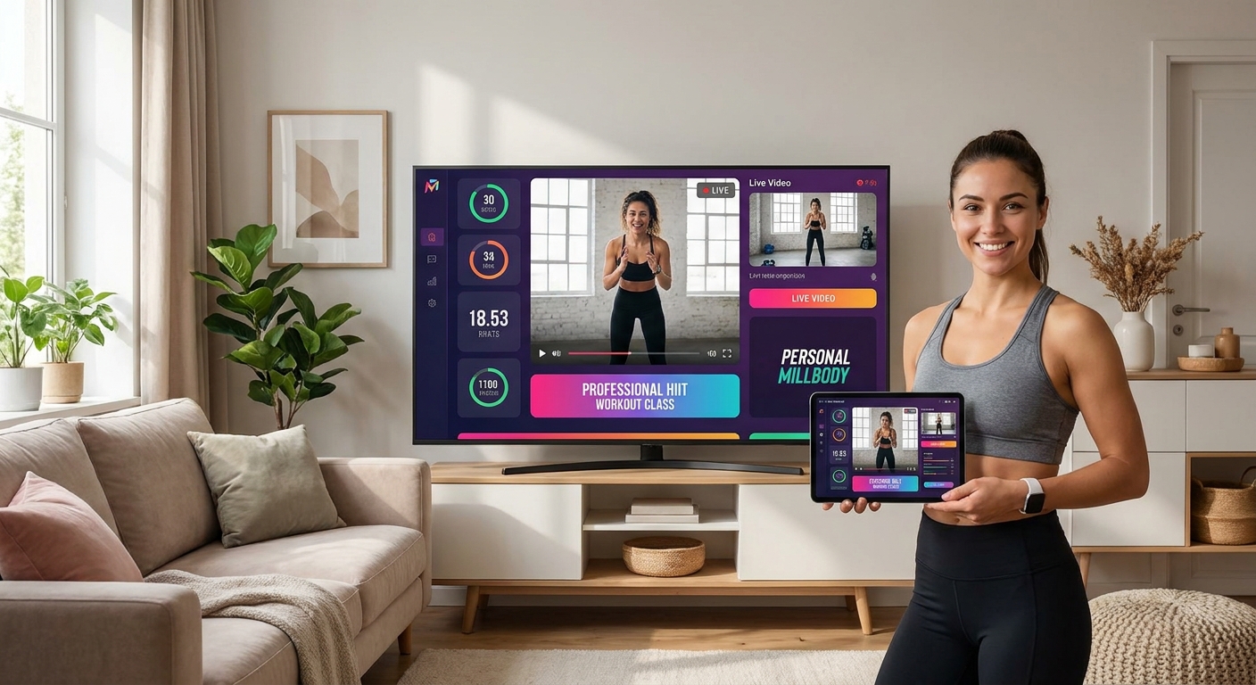 App Personal Millbody na TV – treino HIIT feminino App Personal Millbody na TV – treino HIIT feminino
