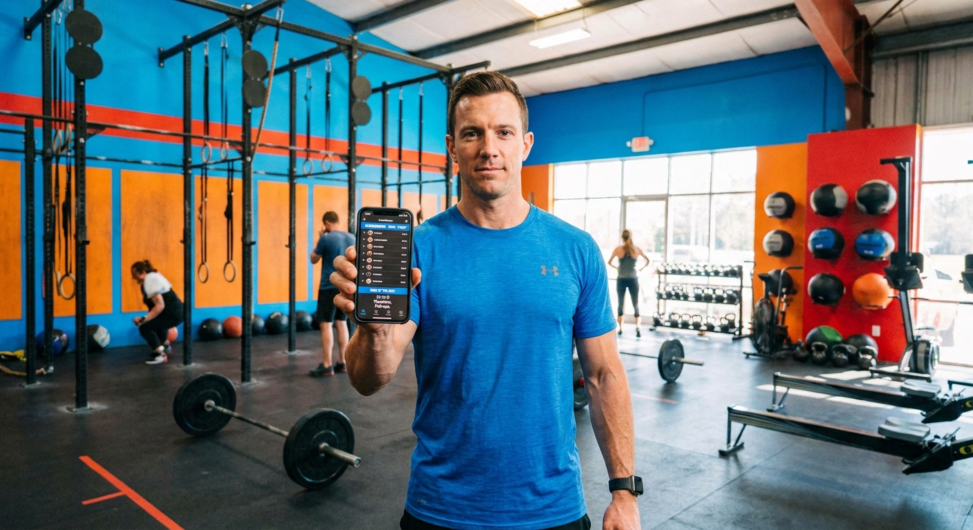 App para personal trainer crossfit com leaderboard e WOD do dia