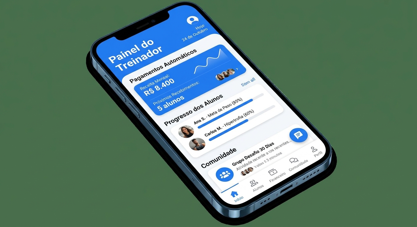 App Personal Millbody – gerenciamento de alunos com cobrança automática e comunidade