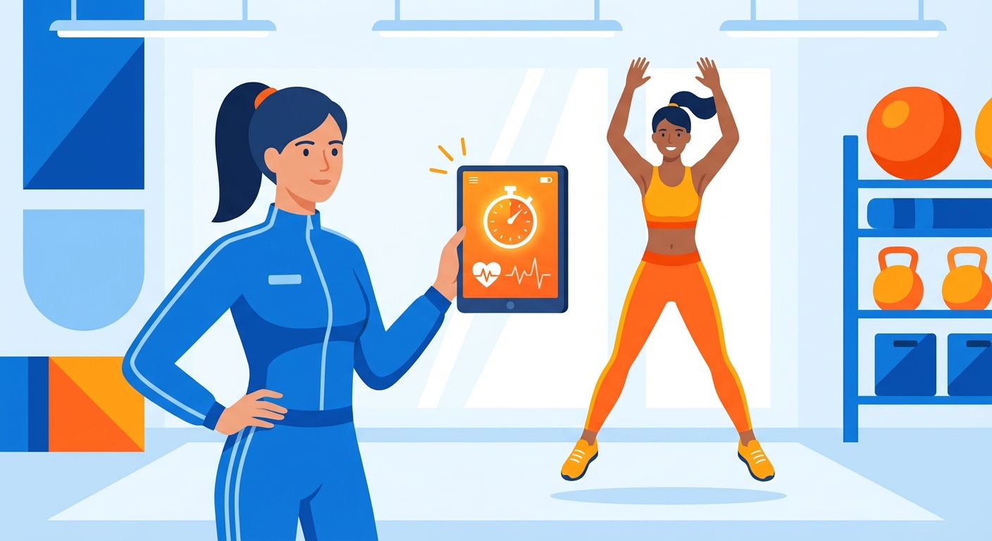 App personal trainer HIIT com cronômetro e batimentos – Millbody