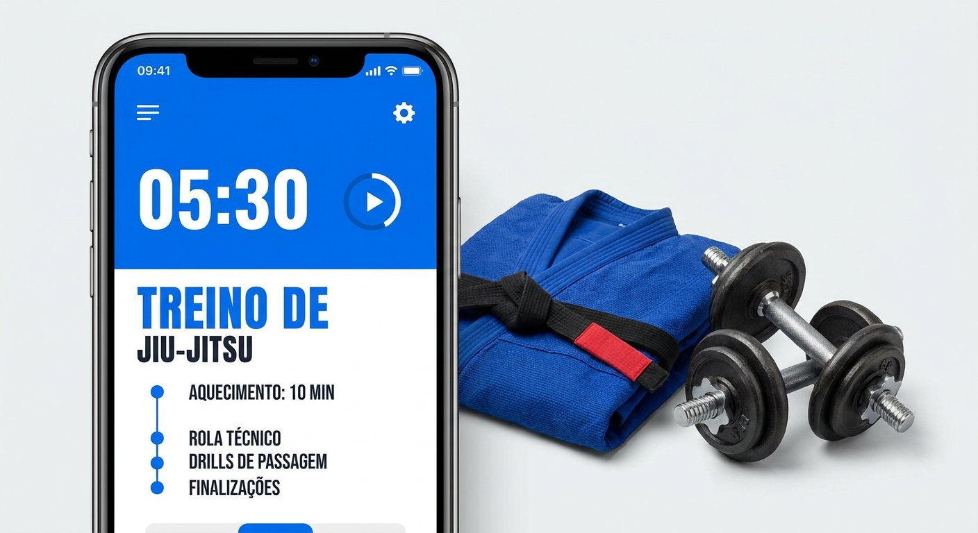 Aplicativo Personal Millbody para treinos de Jiu-Jitsu e emagrecimento