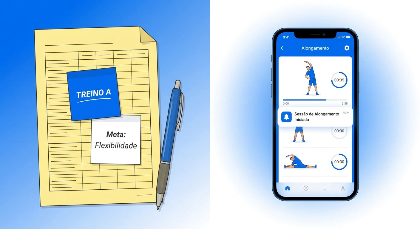 App para Personal Trainer vs Planilha de Treinos | Personal Millbody Aplicativo para personal trainer substituindo planilha de treinos de alongamento