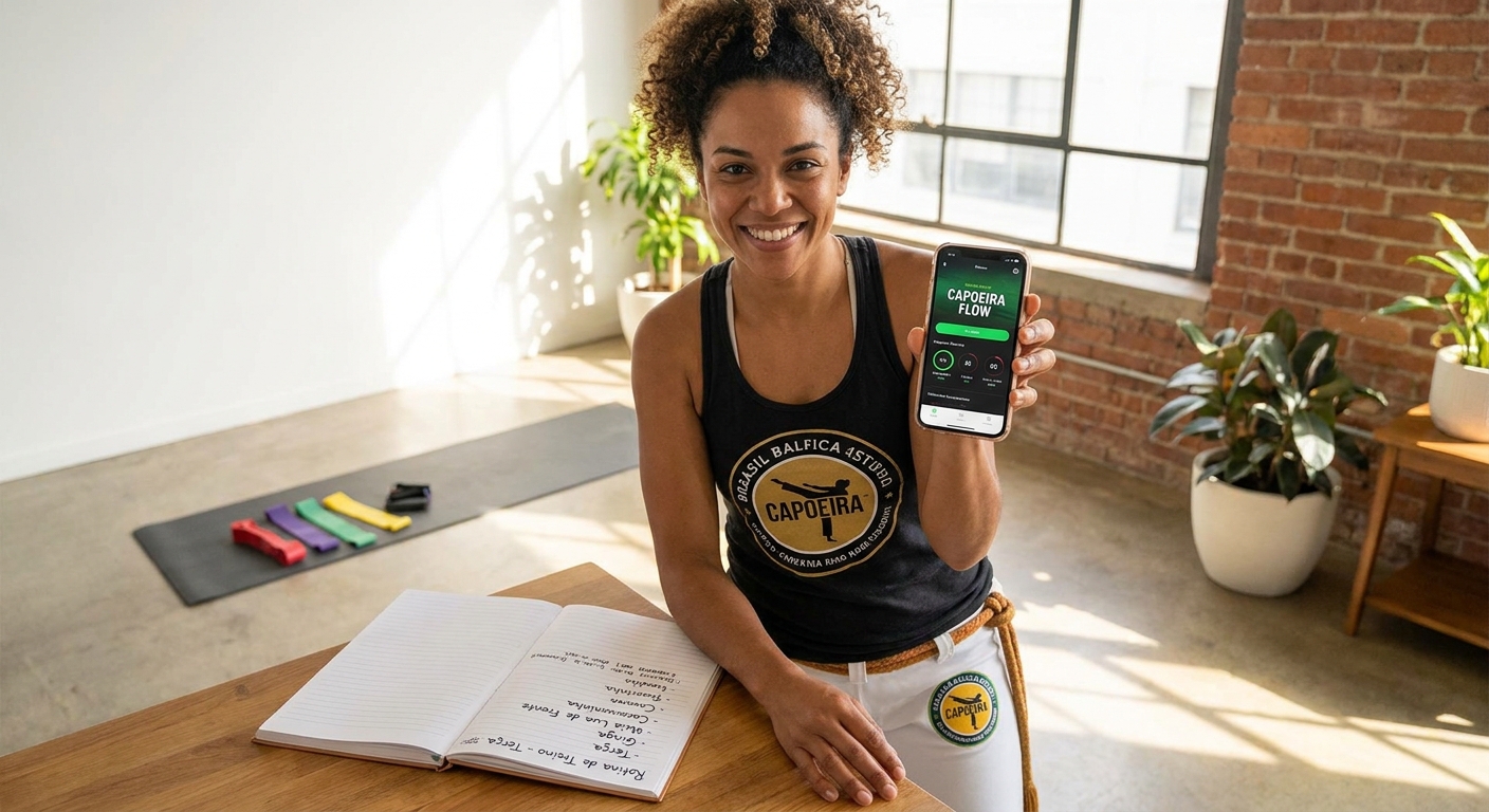 app vs planilha de treinos personal trainer capoeira