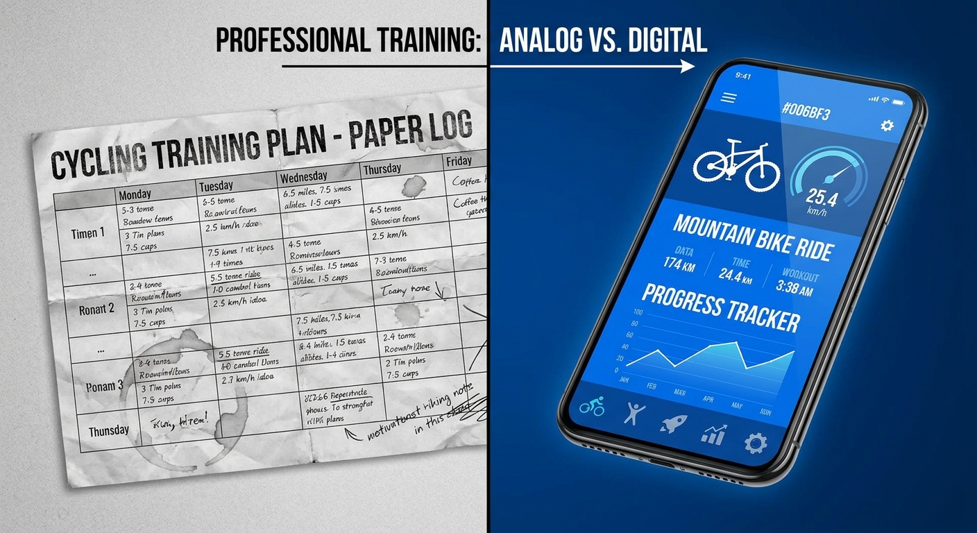 App personal trainer ciclismo substitui planilha de treino – comparativo moderno vs ultrapassado