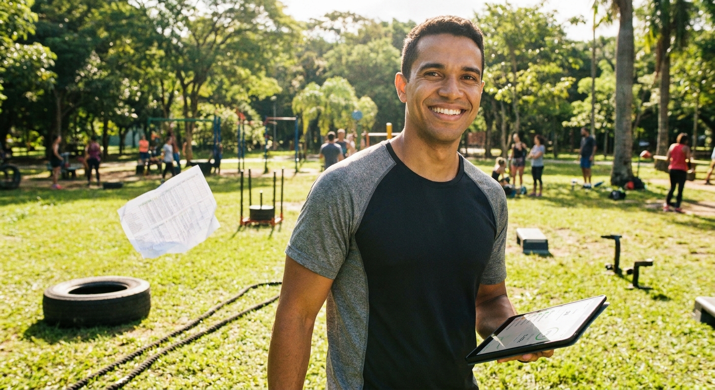 App para personal trainer vs planilha de treinos