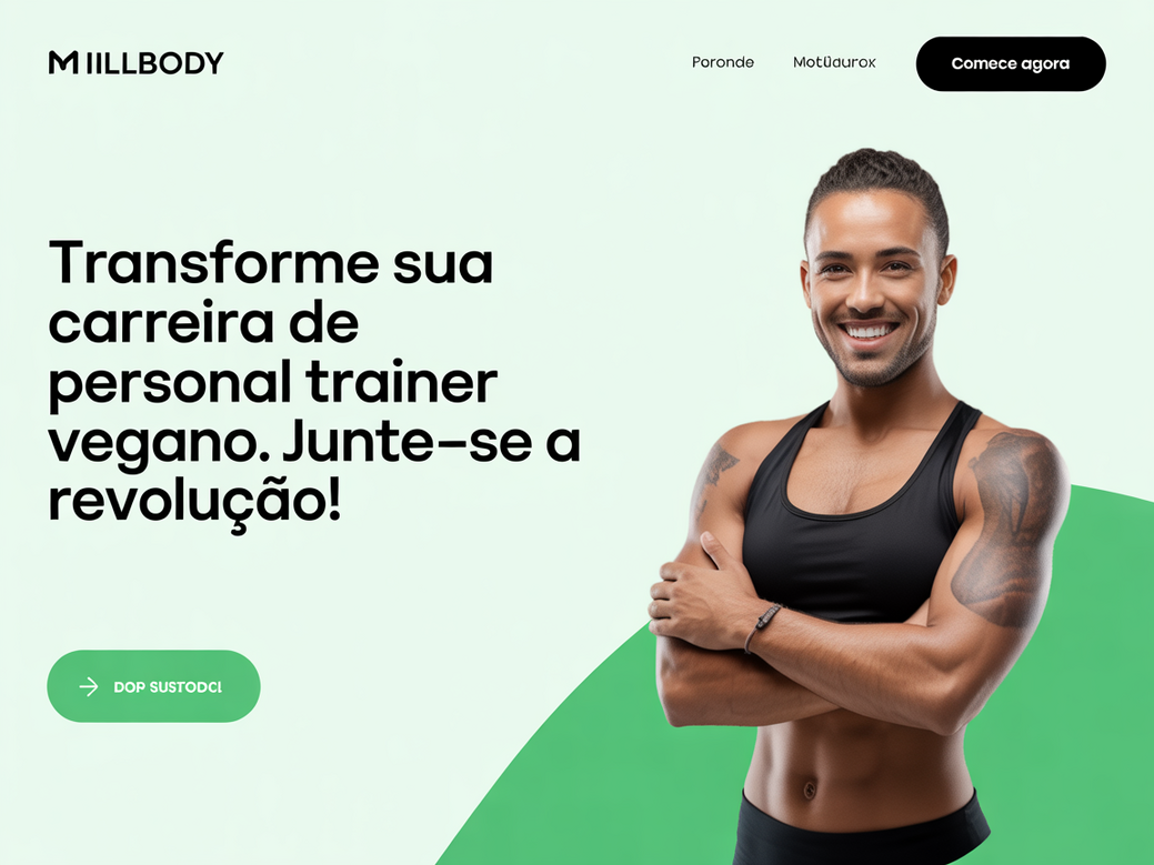 Banner de chamada para ação da Personal Millbody, convidando personal trainers a se juntarem à plataforma.