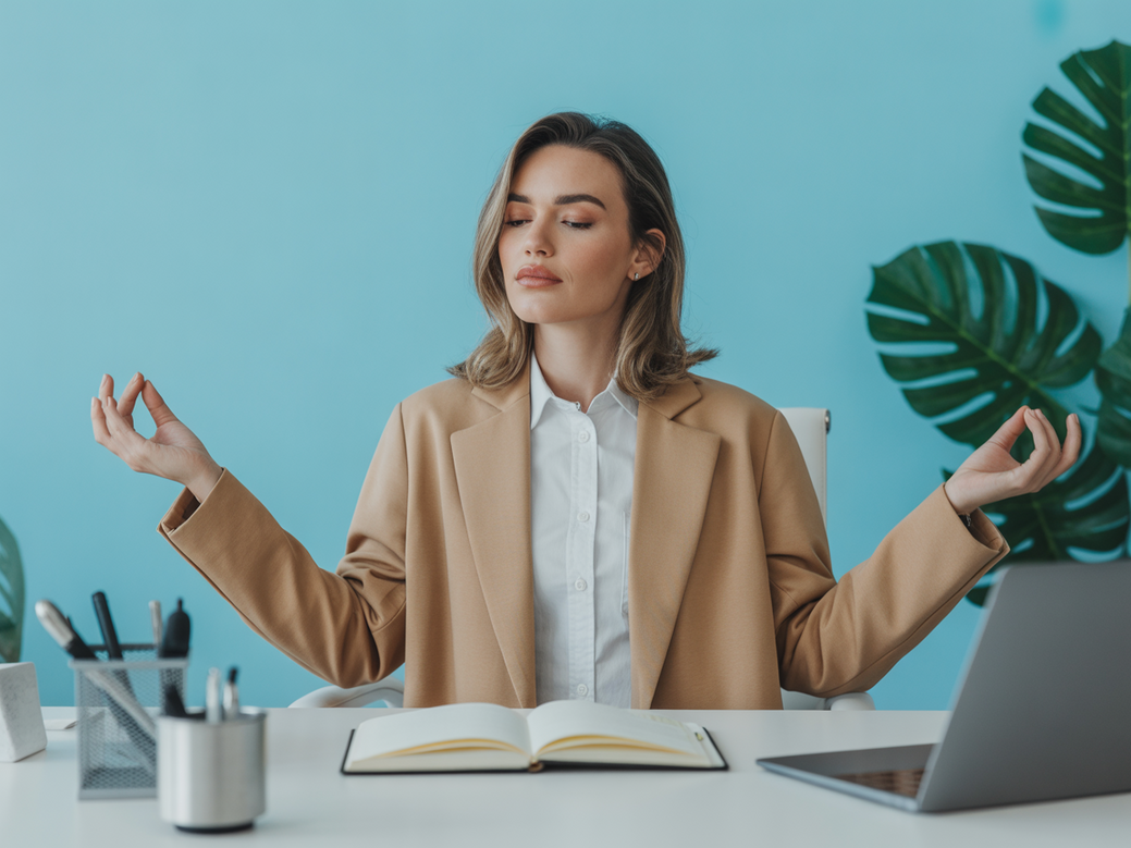 Empreendedora de moda encontra equilíbrio e bem-estar integral em sua rotina intensa através da meditação com Vitalizen.