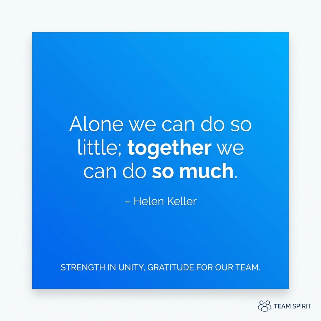 Juntos somos mais fortes — frase inspiração equipe