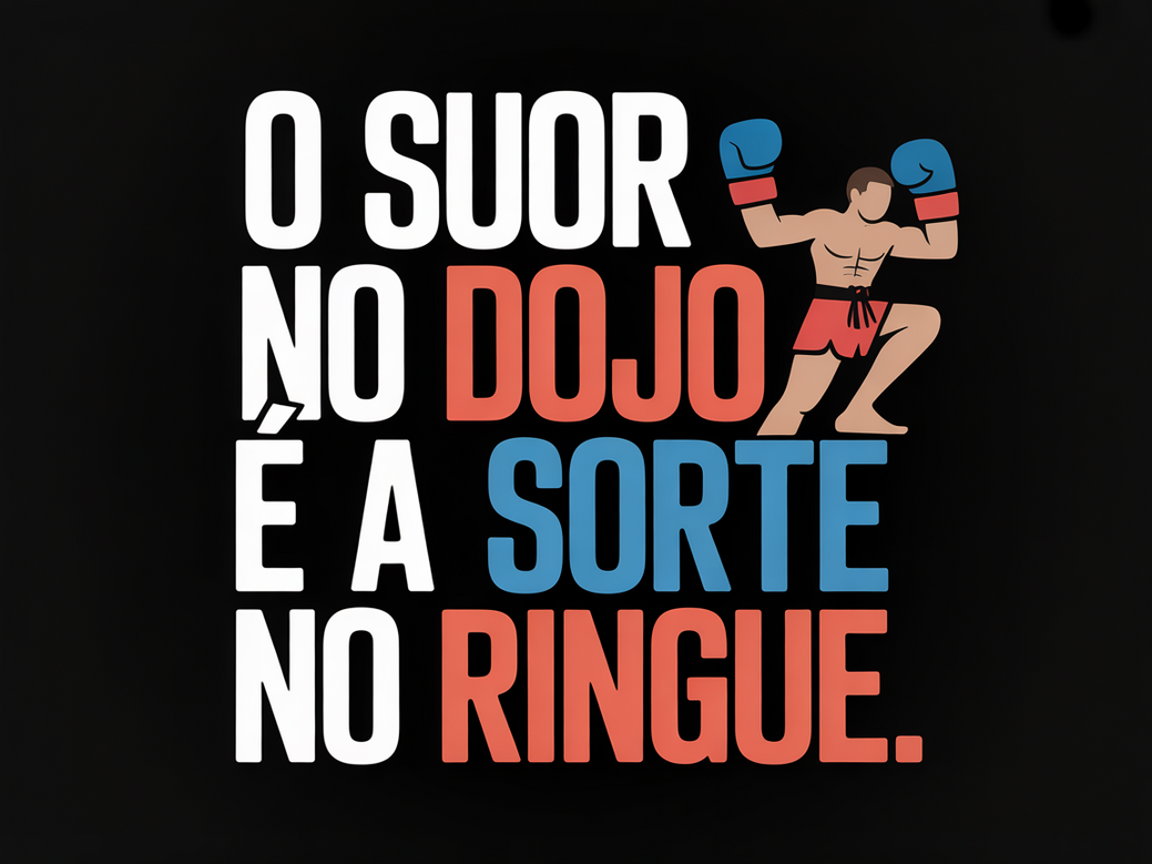 Card motivacional de Muay Thai para instrutores