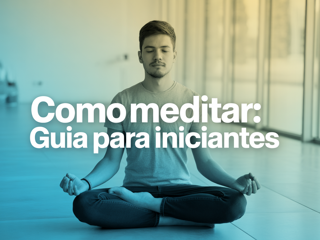 Mulher praticando meditação guiada com o app Vitalizen para aprender como meditar.