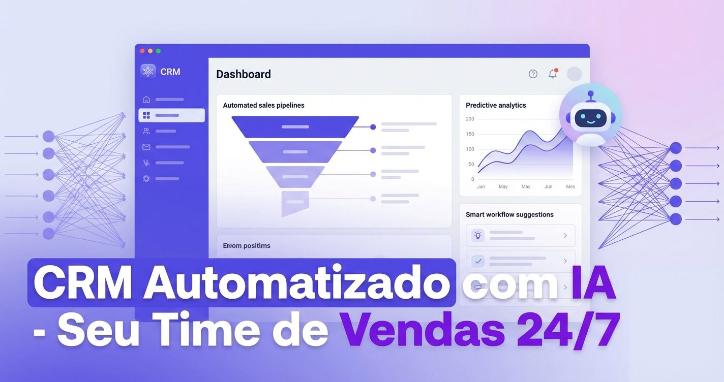 CRM Automatizado com IA - Time de Vendas 24/7 da Zappipe