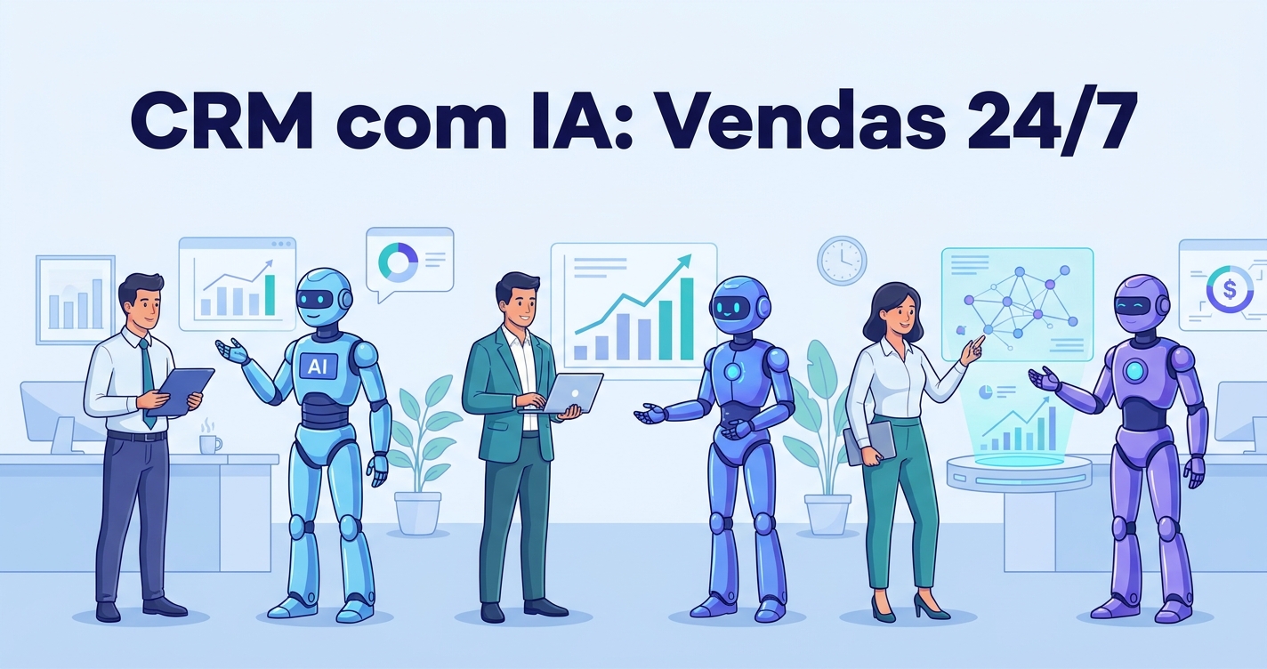 CRM com IA Zappipe - Time de Vendas 24h