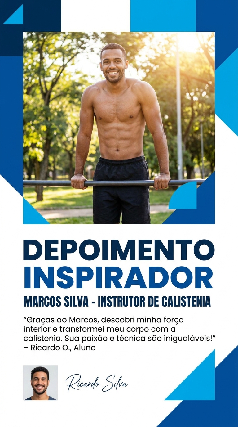 Depoimento de instrutor de calistenia sobre o Personal Millbody