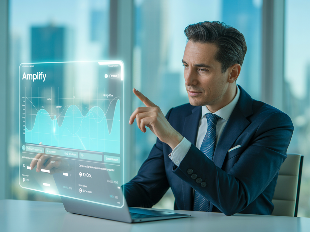 CEO analisando dashboards de um CRM com IA para superar os desafios para comunidade