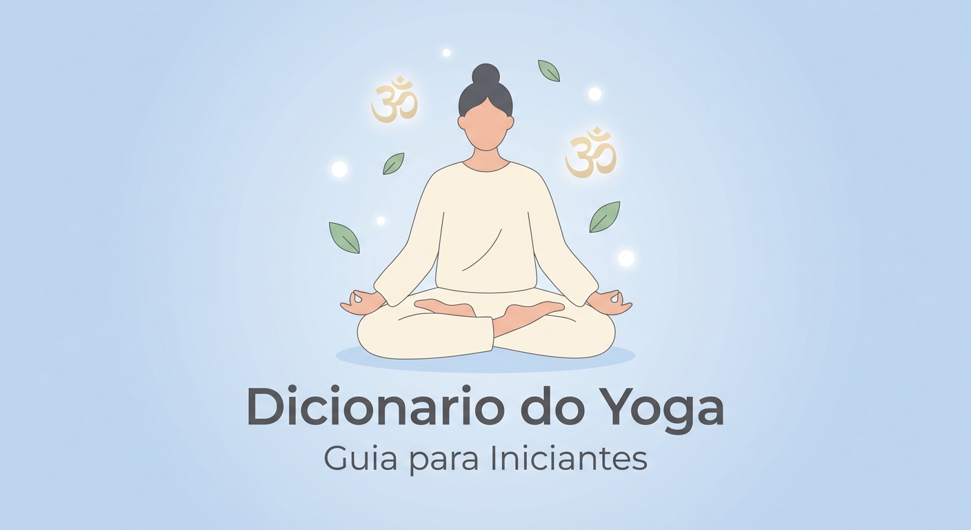 Dicionário do yoga para iniciantes: postura de lótus e elementos zen