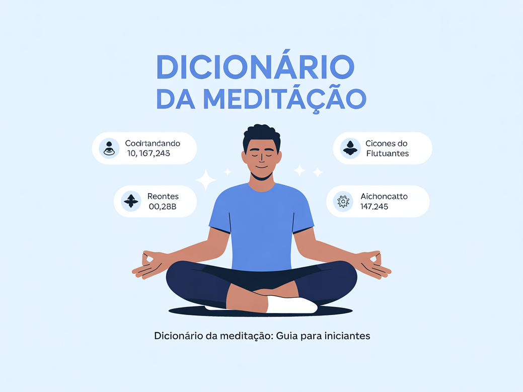 Guia de Meditação para Iniciantes com termos essenciais