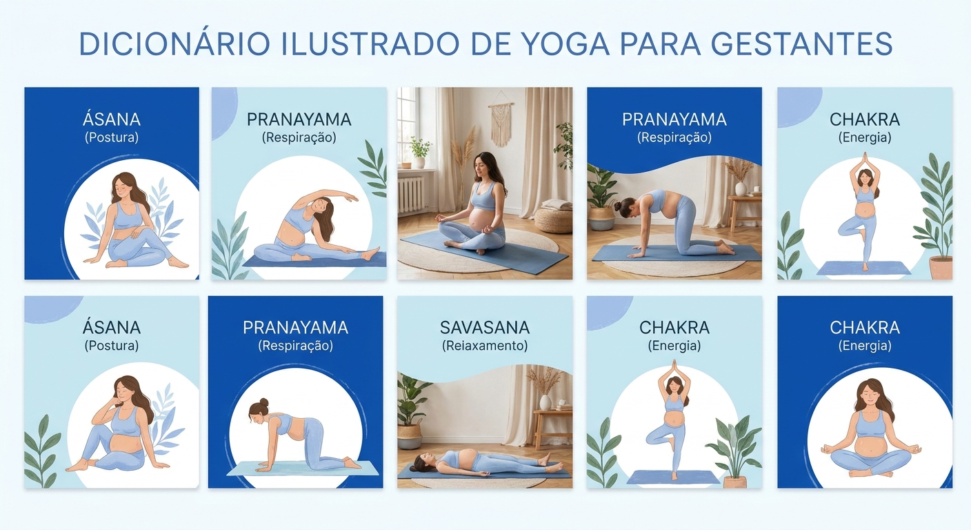 Dicionário de Yoga para Gestantes - Guia completo com termos essenciais para o parto consciente