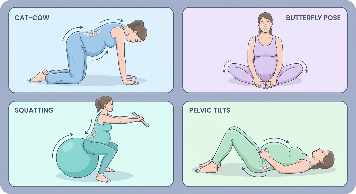 Exercícios pélvicos para o parto: passo a passo com posturas de yoga para gestantes fortalecerem o assoalho pélvico