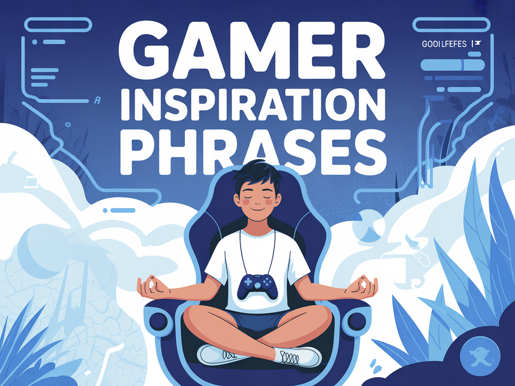 A young gamer finds real-life balance through gamer inspiration, meditating in his chair with a glowing controller, symbolizing the fusion of gaming and well-being.