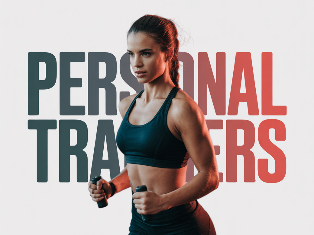 Personal trainer utilizando frases motivacionais para inspirar aluna durante o treino feminino.