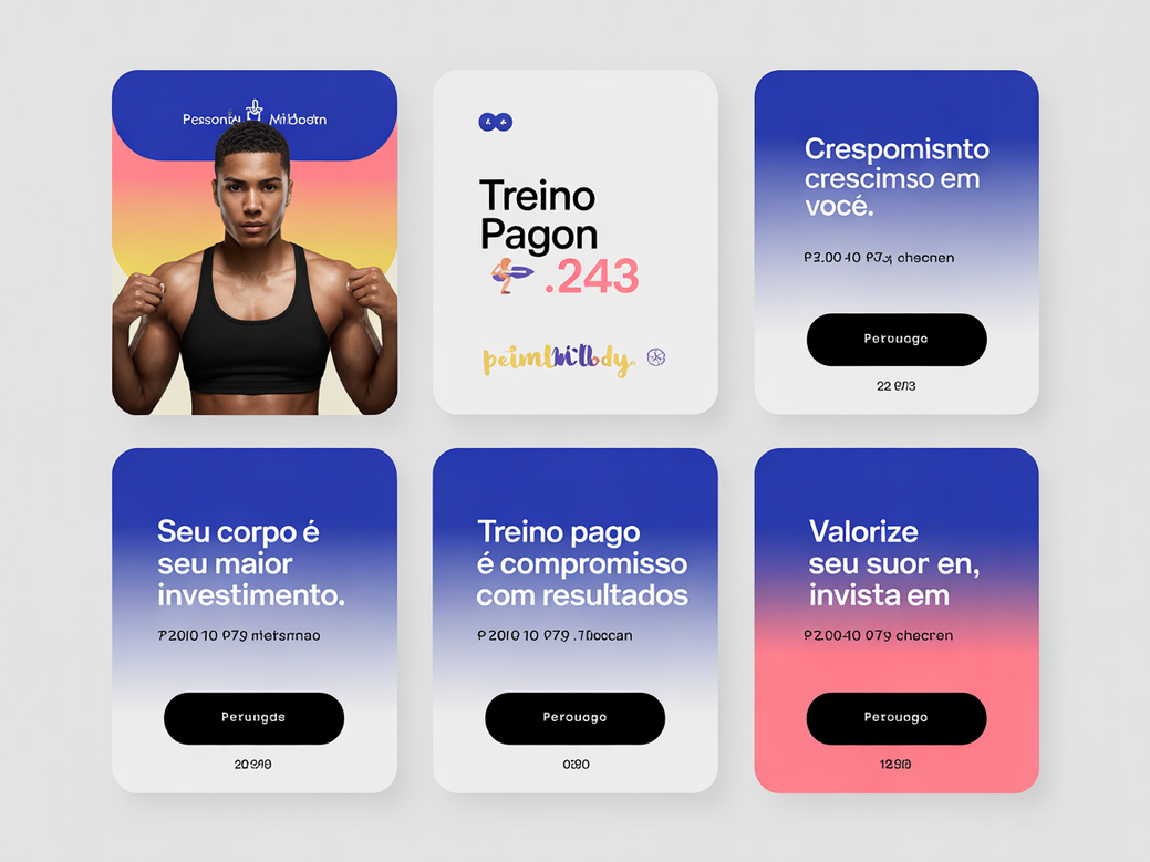 Personal trainer utilizando frases sobre treino pago para reforçar sua valorização profissional.