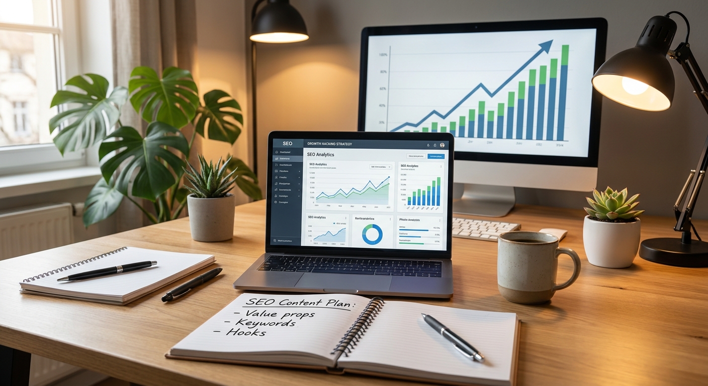 Estratégia de Growth Hacking e Copywriting para SEO
