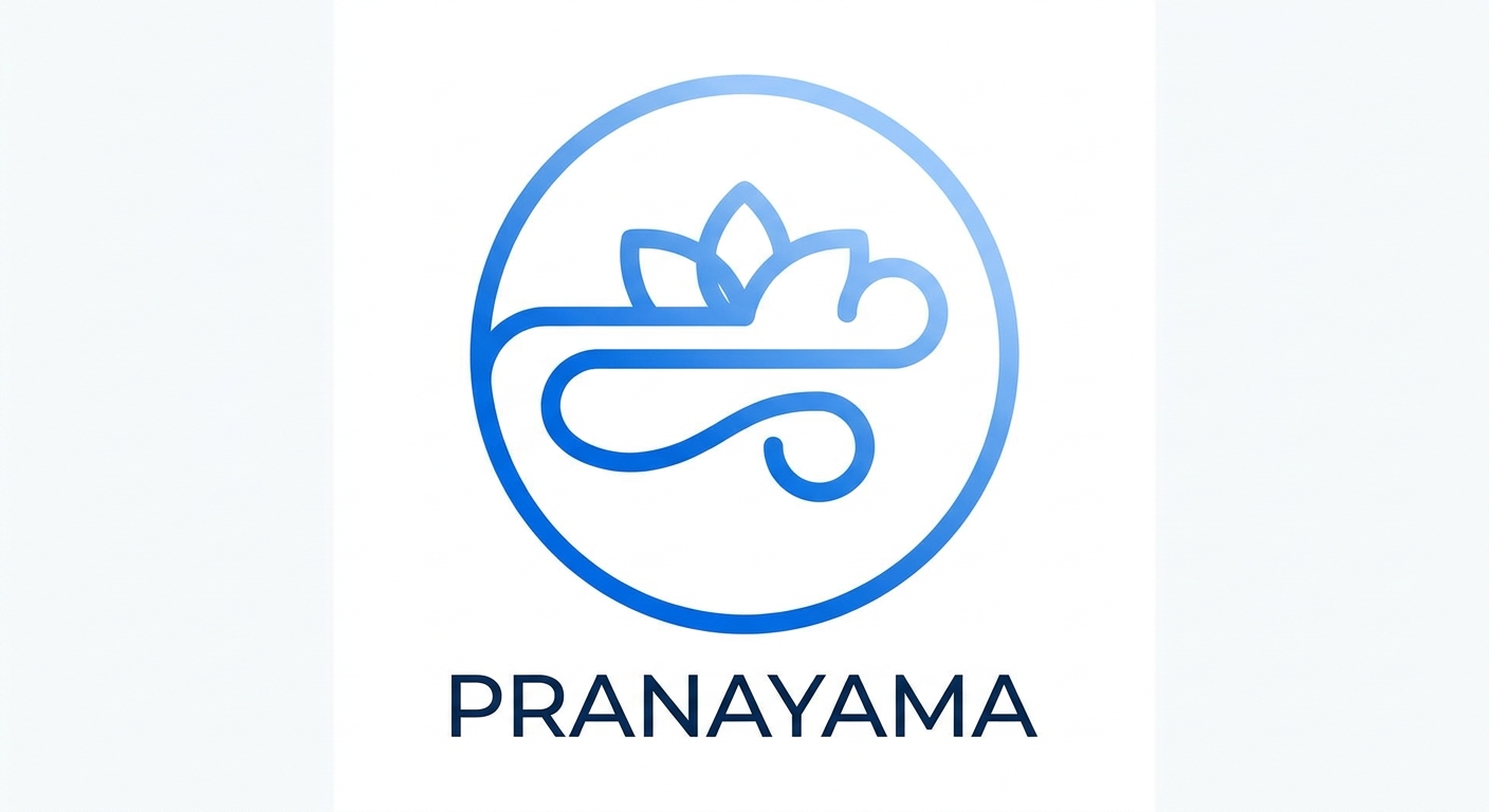Ícone de respiração consciente pranayama para meditação rápida para plantão