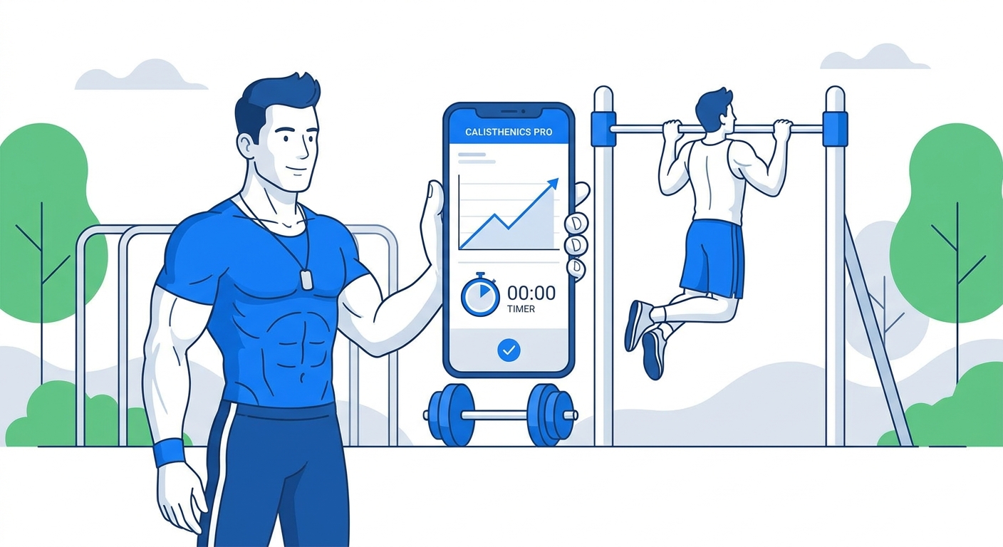 Instrutor de calistenia usando plataforma para personal trainer Millbody para registro de progresso em vídeo Instrutor de calistenia registrando progresso do aluno em vídeo com app Millbody, plataforma para personal trainer