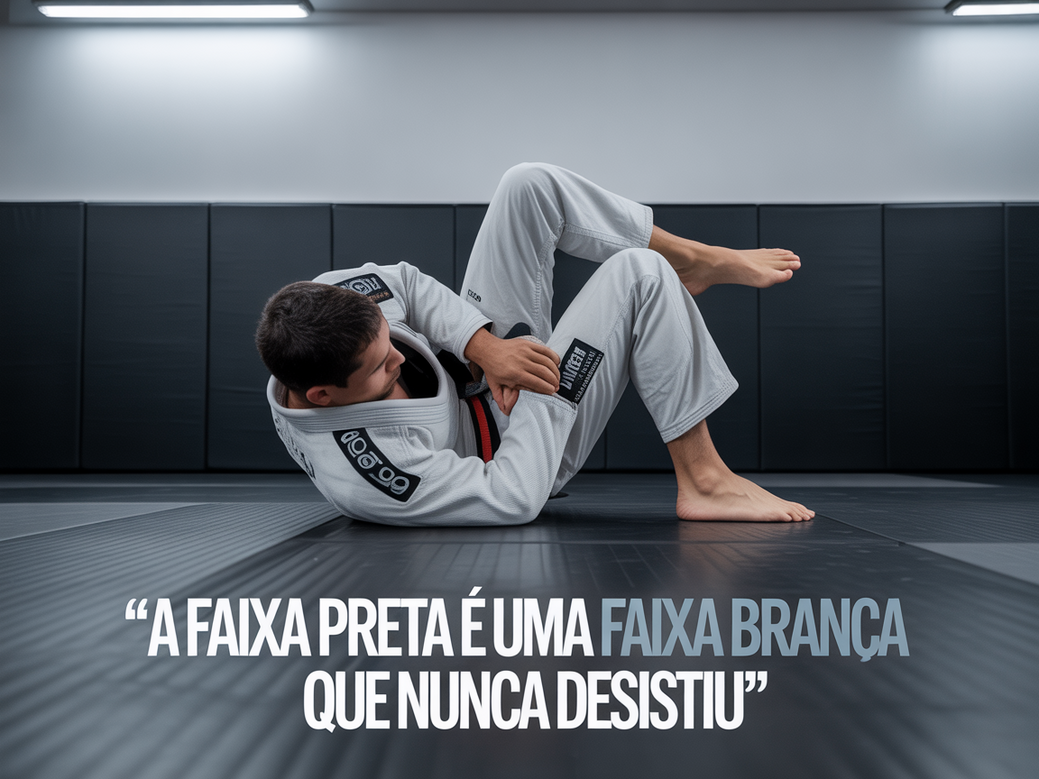 Personal trainer usando citações de jiu jitsu para alongamento em sua aula