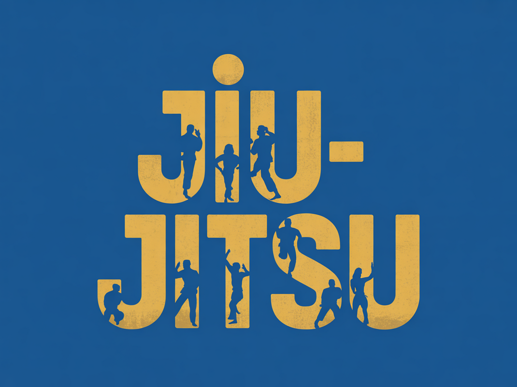 Montagem visual com lutadores de jiu-jitsu e um professor de dança latina, representando a filosofia do artigo.