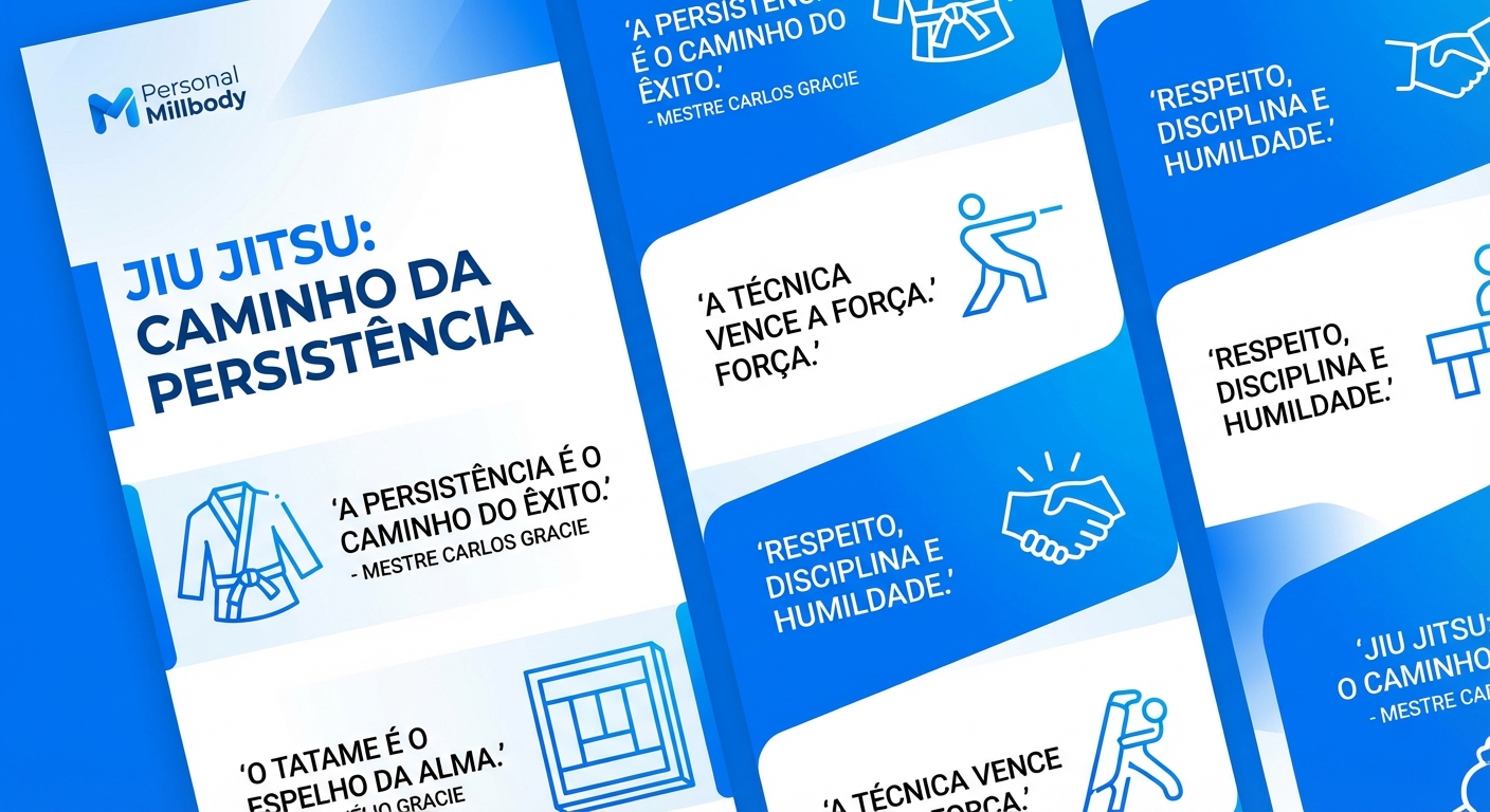 Citações de motivação do jiu jitsu para educação física escolar