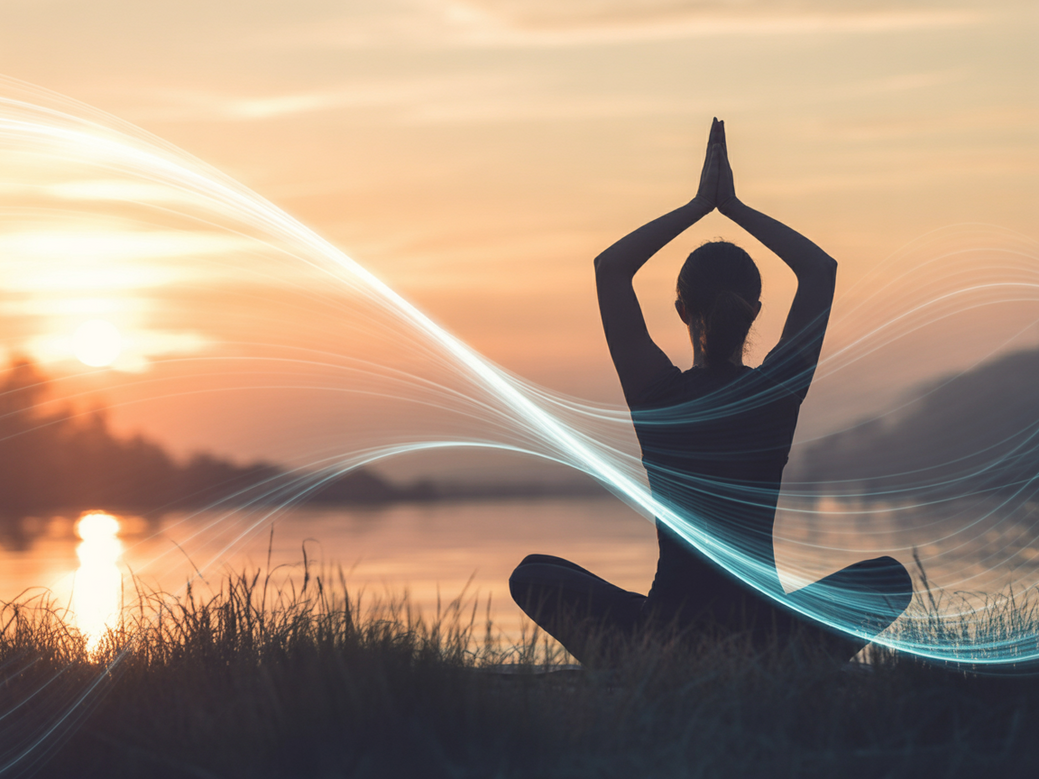 A person practicing yoga for career transition, symbolizing the clarity and focus gained through mindfulness.