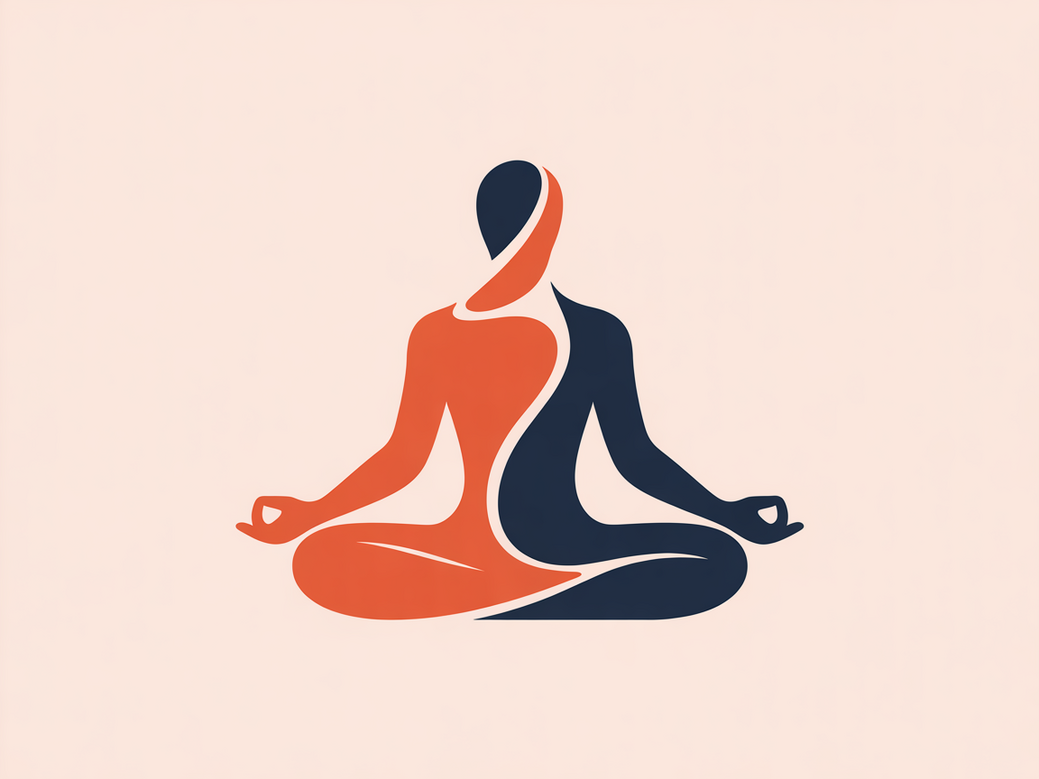 Lutador de jiu-jitsu em posição de meditação no tatame, simbolizando a meditação em movimento jiu jitsu