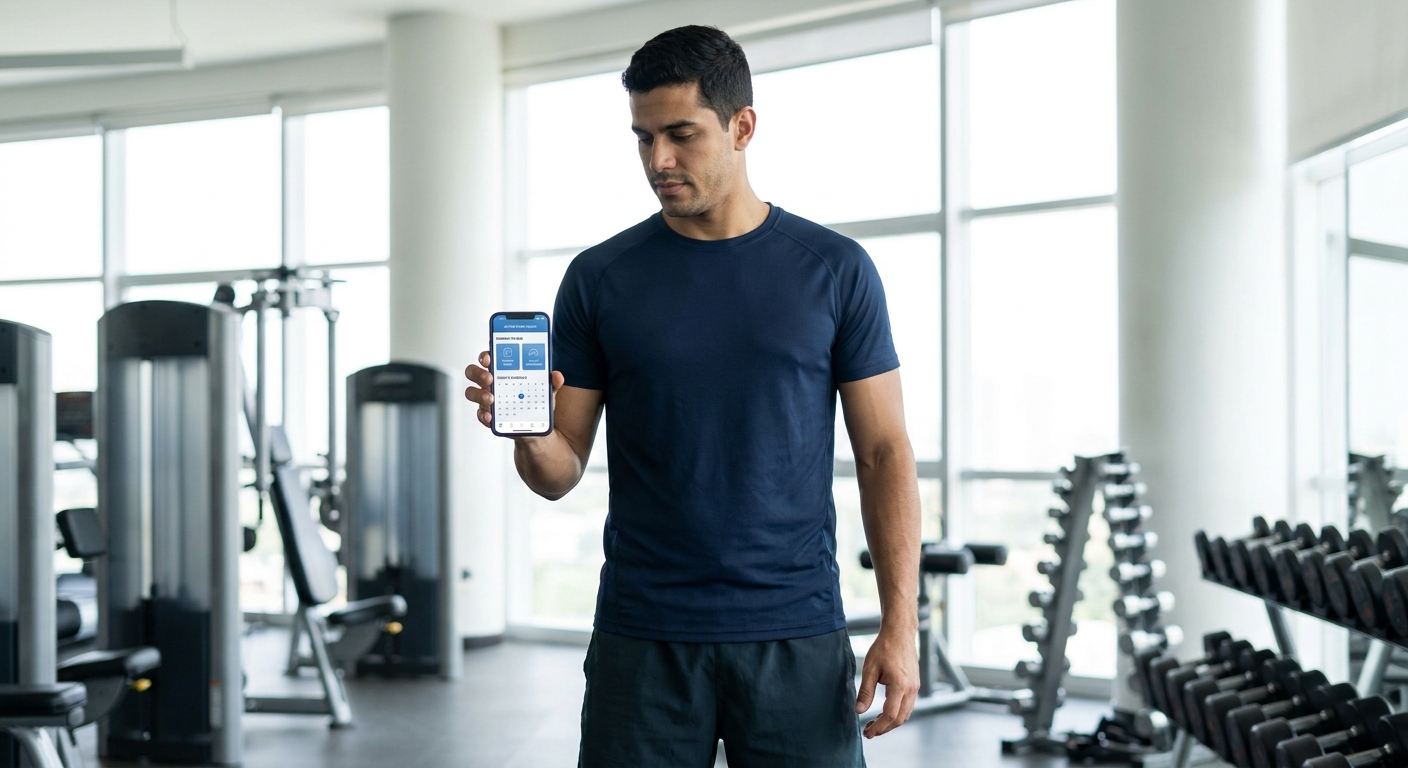 App personal trainer Millbody mostrando dashboard de gestão de alunos e treinos personalizados
