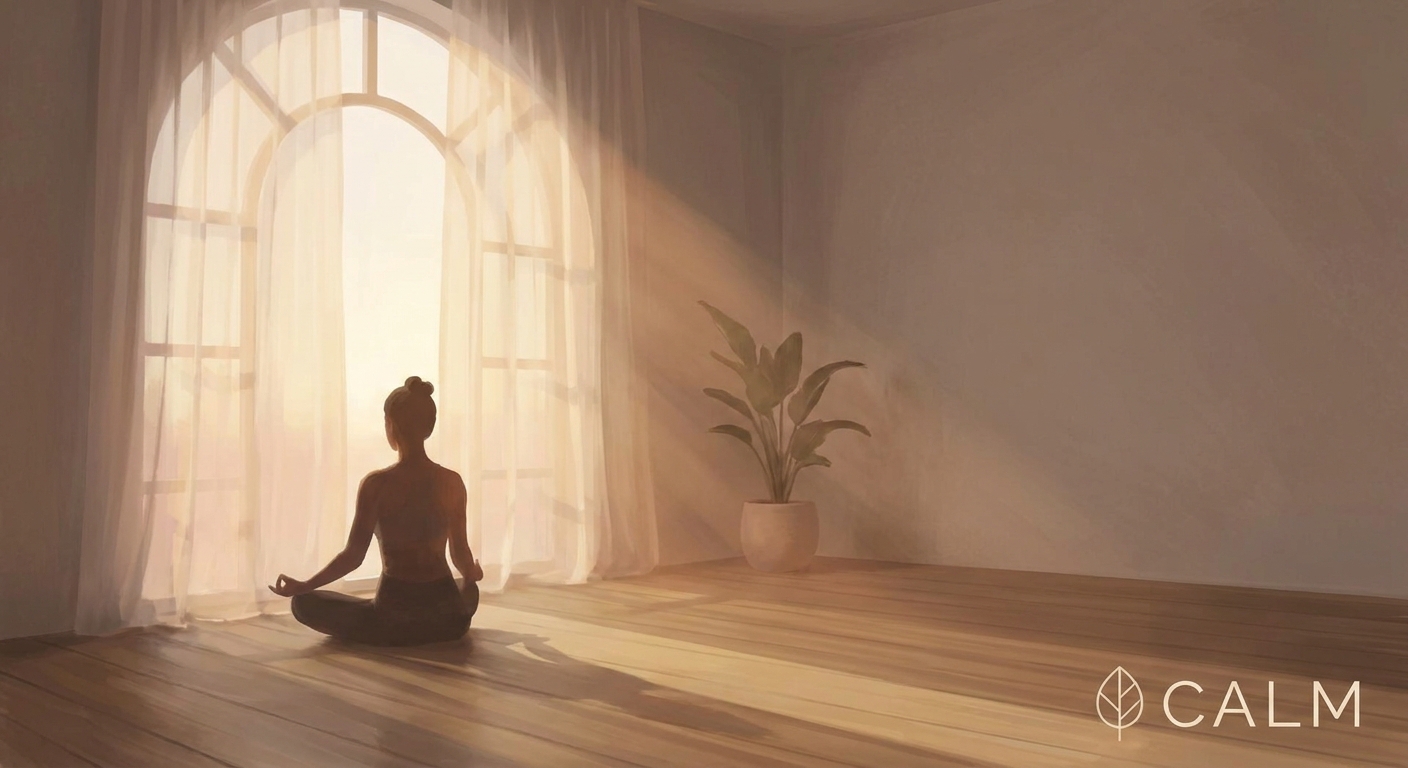Rotina de meditação matinal com posturas de yoga ao nascer do sol – Vitalizen App