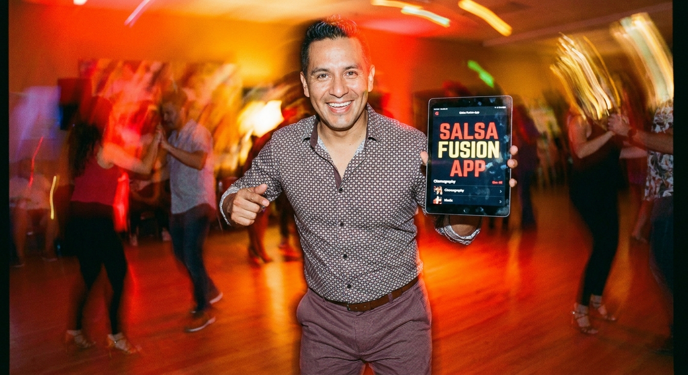 App para personal de dança personalizado app para personal de dança – professor de dança segurando tablet com aplicativo Personal Millbody