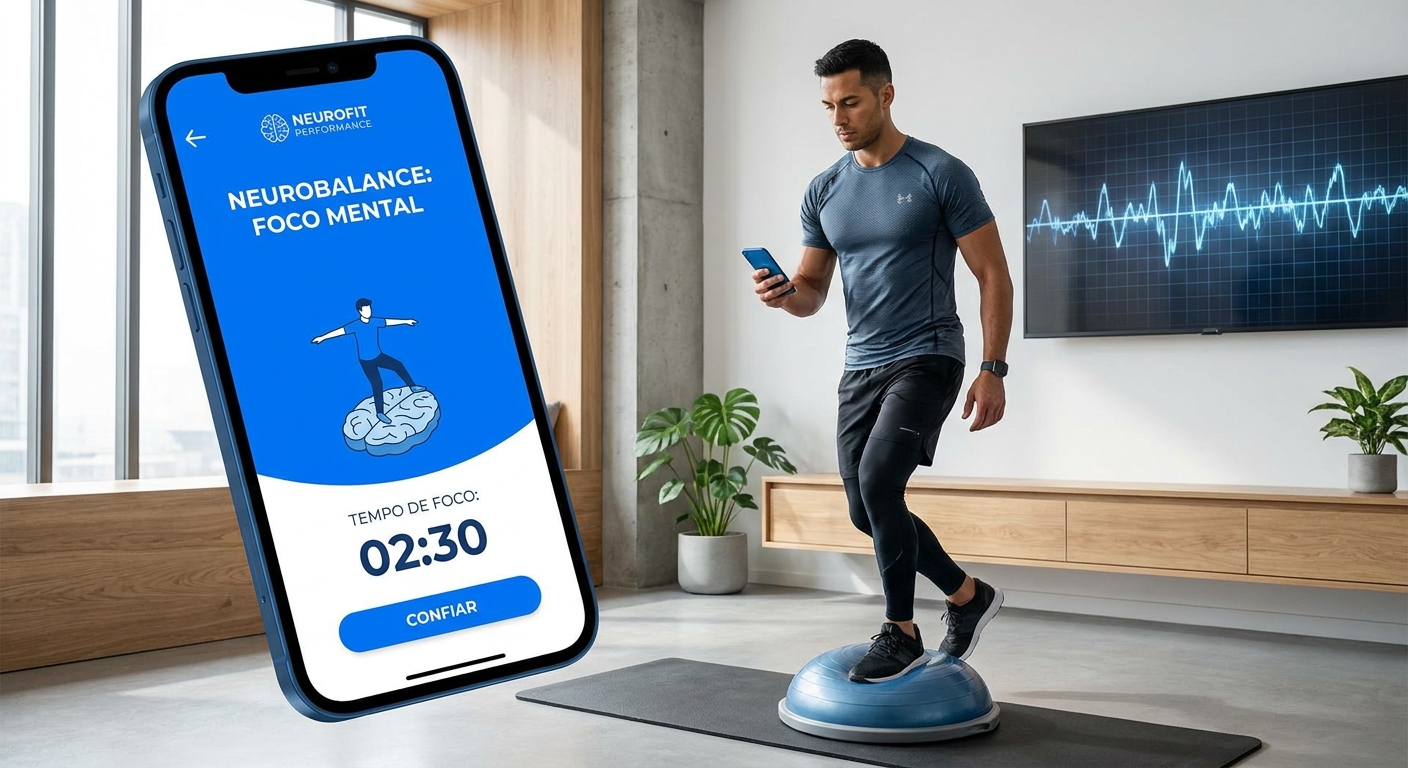 Aplicativo para personal trainer Millbody com funcionalidades de treino funcional cognitivo