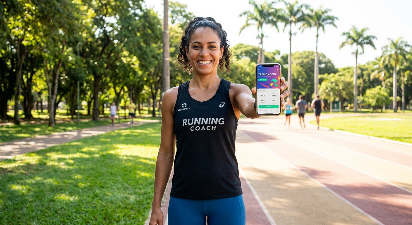 App personal trainer corrida Personal Millbody sendo usado por coach para organizar treinos de alunos