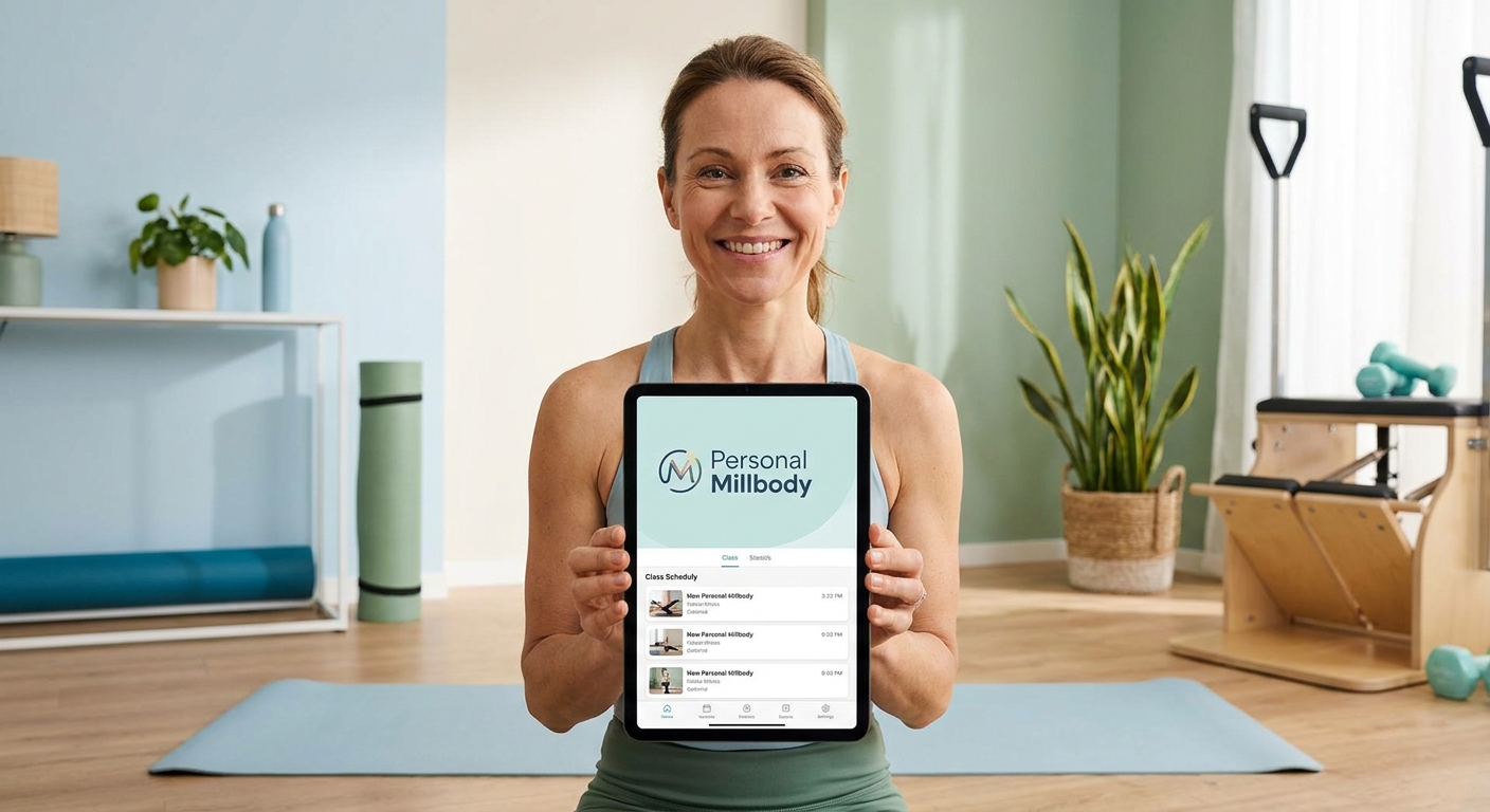 Personal Millbody - Plataforma completa para personal trainer Instrutor de Pilates usando plataforma Personal Millbody para gestão de alunos