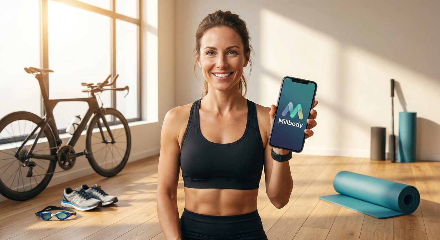 App personal trainer Millbody para triathlon e mobilidade articular