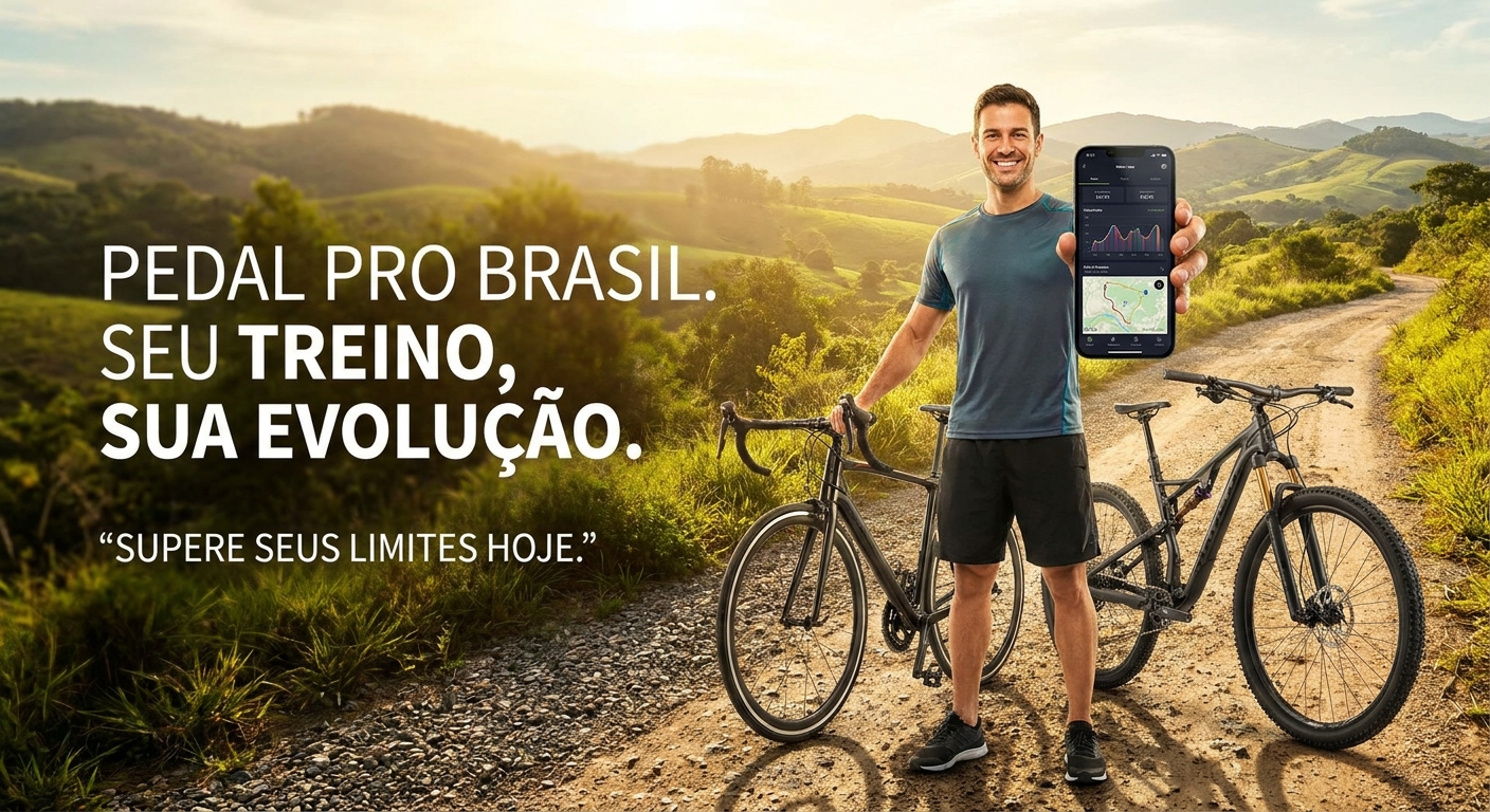 Personal trainer para ciclismo usando aplicativo profissional para gestão de alunos