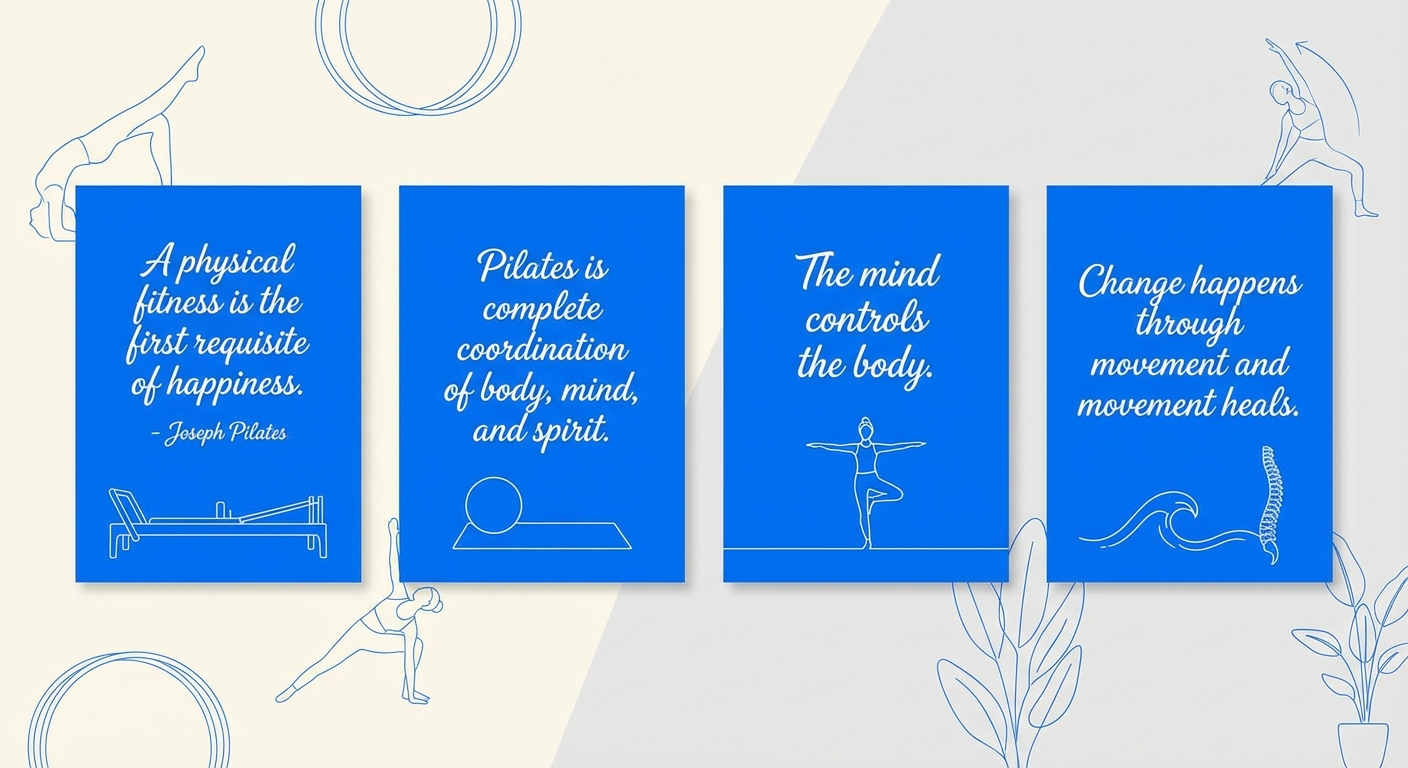 Citações de Pilates para inspirar aulas de yoga online com instrutores Millbody