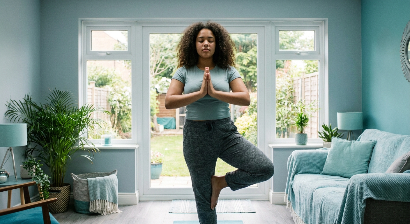 Postura da Árvore Vrksasana para adolescentes - posturas de yoga para confiança
