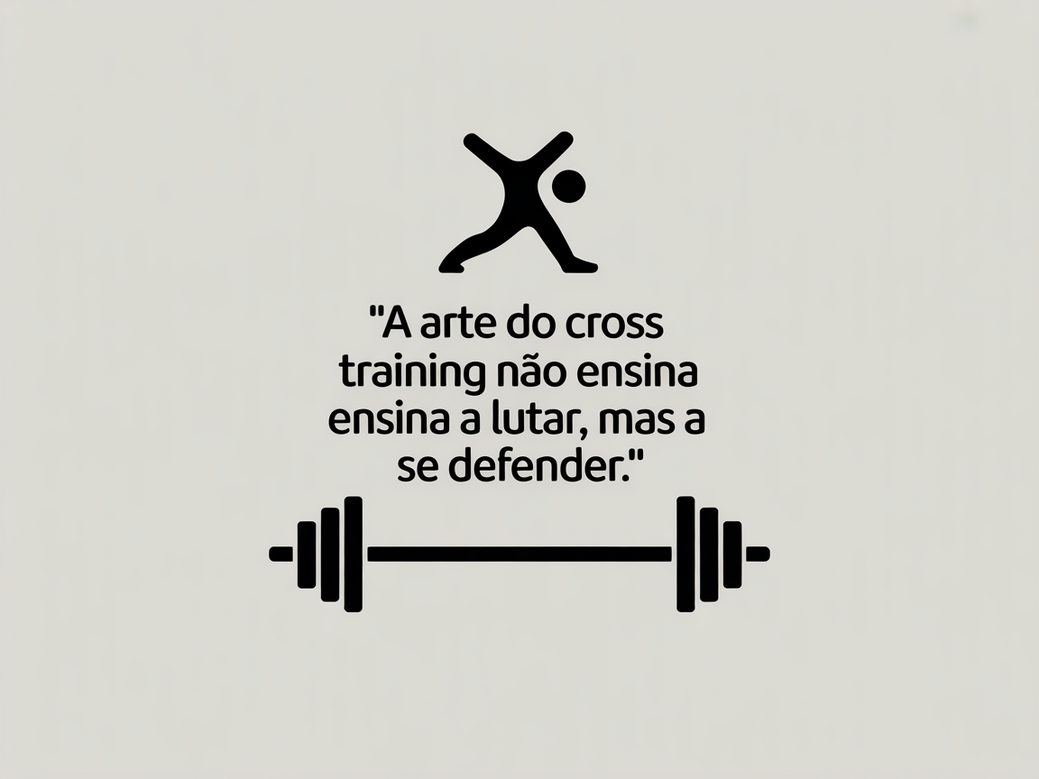 Citação de Pilates para Cross Training sobre defesa do corpo.