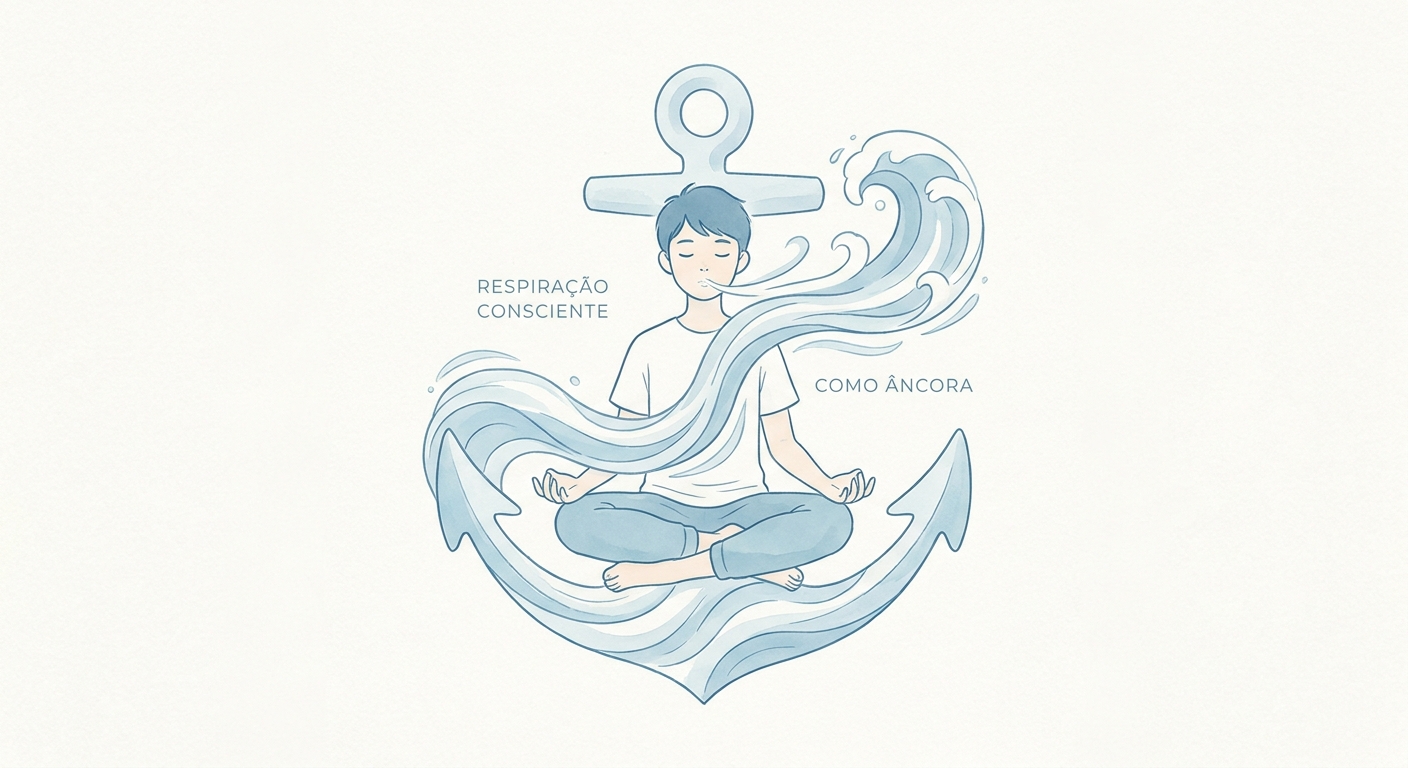 benefícios da meditação com técnica de respiração consciente