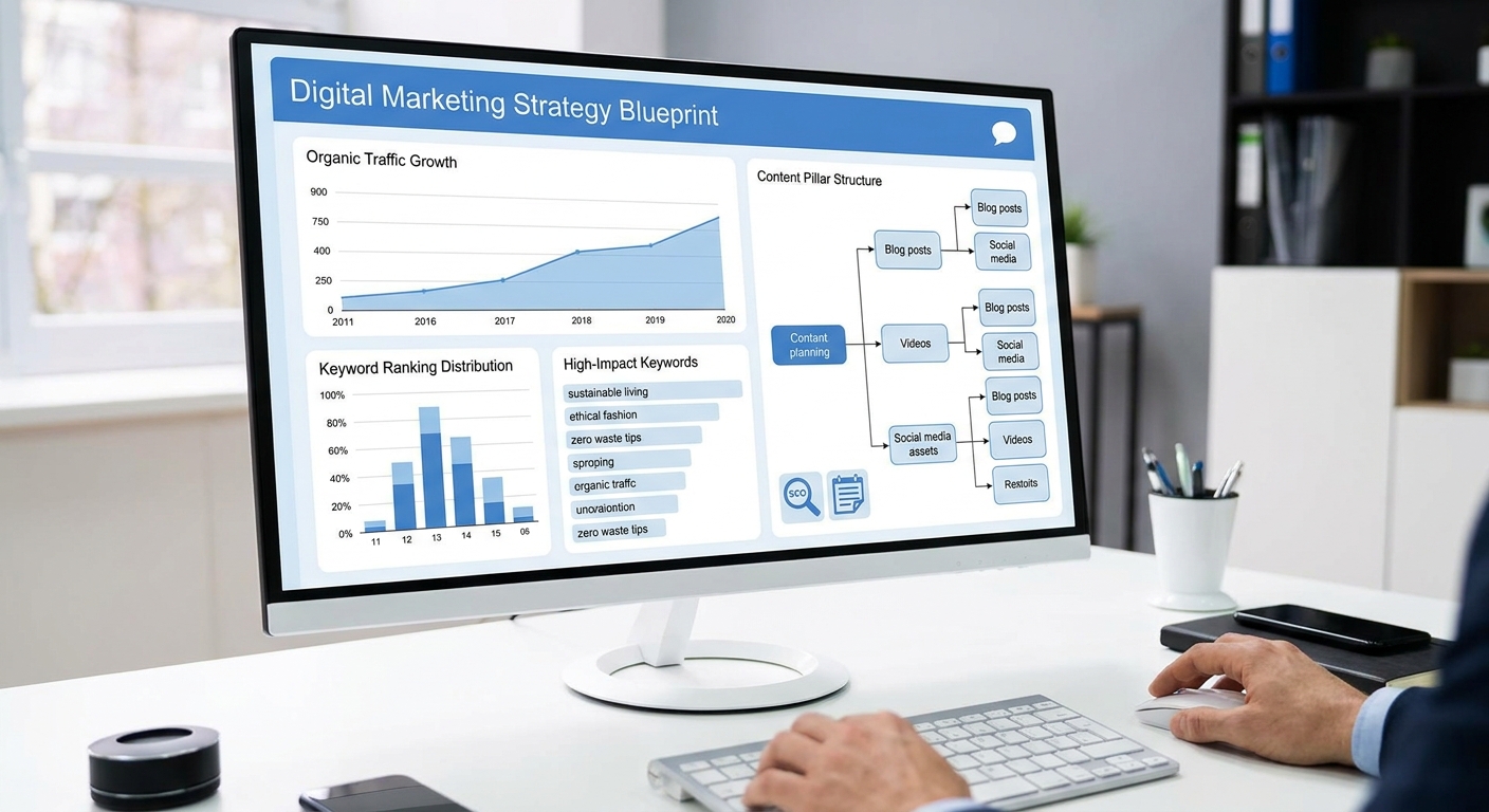 Blueprint de Conteúdo estruturado para SEO e LLMO