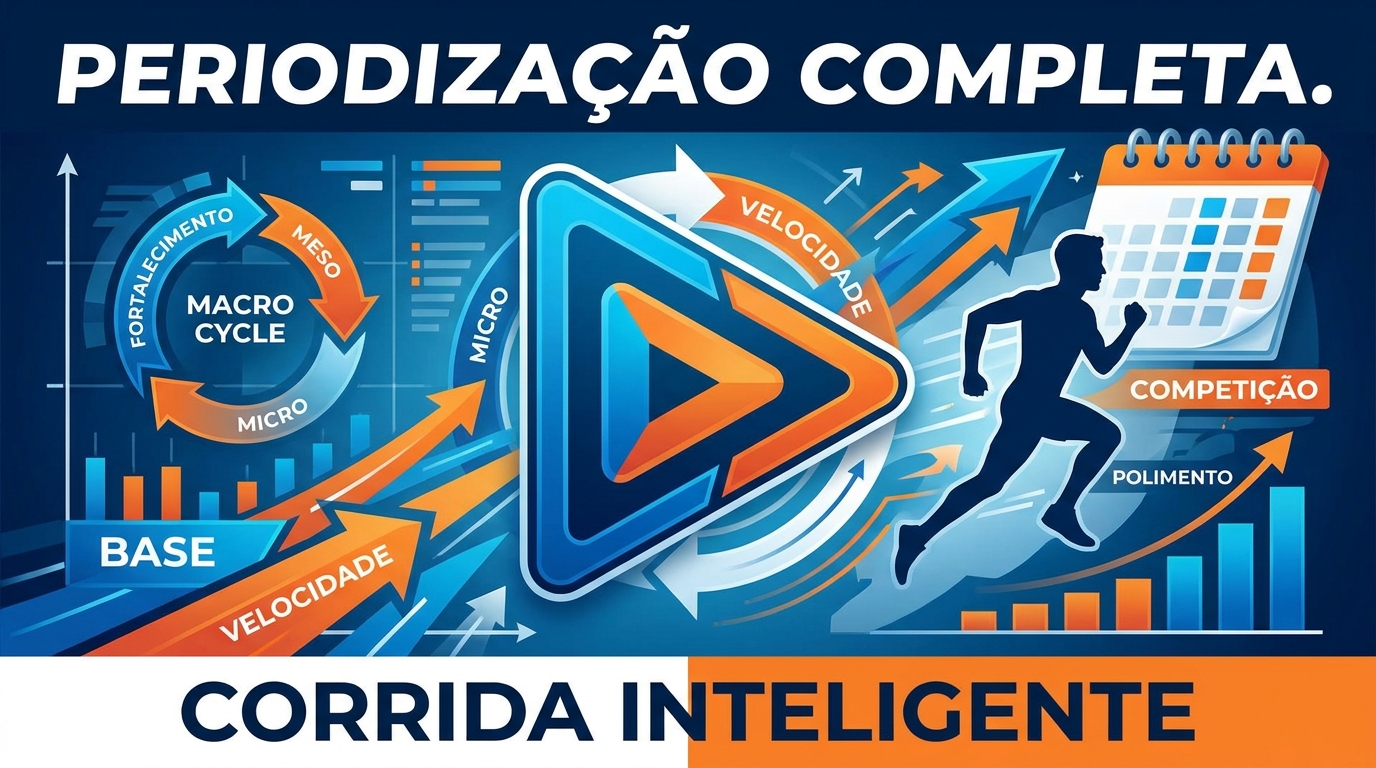 Vídeo explicativo sobre periodização de treino para corrida
