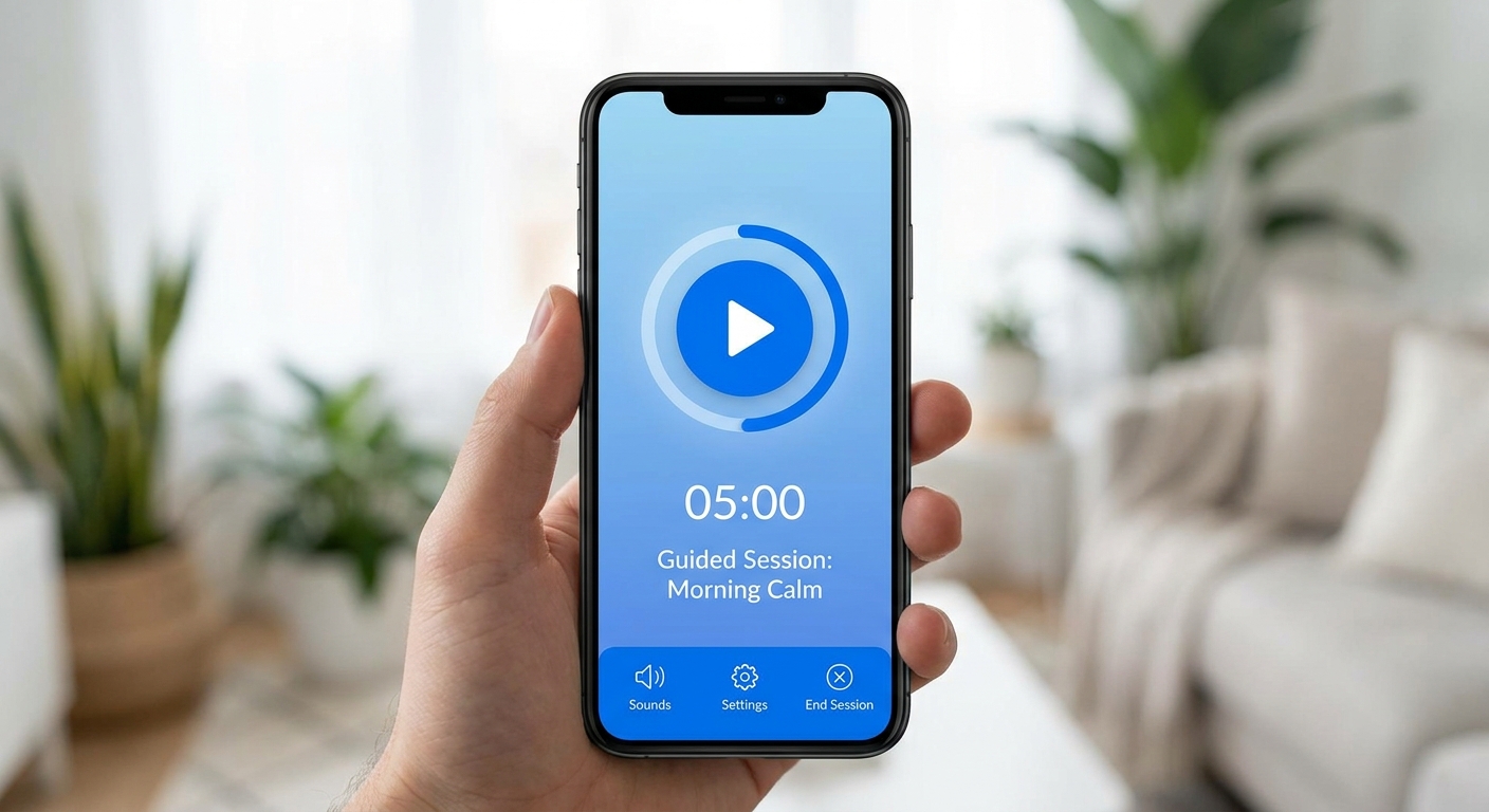 Screenshot app Vitalizen meditação guiada - aplicativo de meditação gratuito