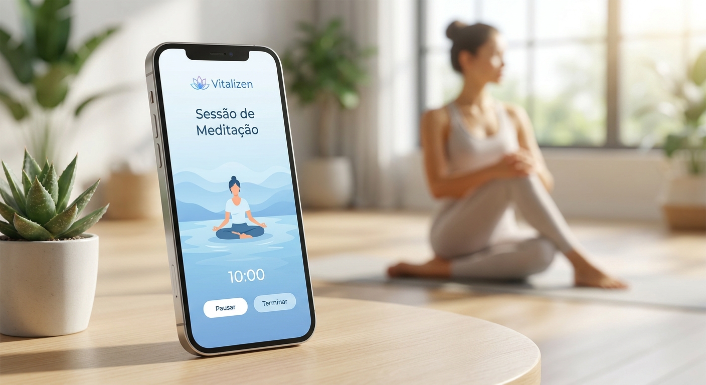 Vitalizen App — Yoga e Meditação para Foco e Presença